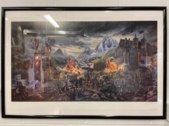 Battle of Sorrows Field, signed and numbered print by Tony Szczudlo
